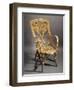 A Wicker Chair, Circa 1900, the Back Modelled as a Pair of Crossed Lawn Tennis Rackets-null-Framed Giclee Print