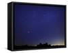 A Wide Field Composite Showing the Moon Against the Stars-Stocktrek Images-Framed Stretched Canvas