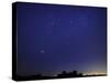 A Wide Field Composite Showing the Moon Against the Stars-Stocktrek Images-Stretched Canvas