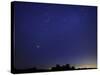 A Wide Field Composite Showing the Moon Against the Stars-Stocktrek Images-Stretched Canvas