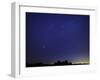 A Wide Field Composite Showing the Moon Against the Stars-Stocktrek Images-Framed Photographic Print