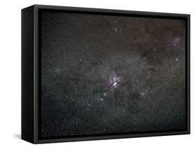 A Wide Field View Centered on the Eta Carina Nebula-Stocktrek Images-Framed Stretched Canvas