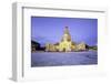 A wide view of Maha Wizaya Pagoda during blue hour, Yangon (Rangoon), Myanmar (Burma)-Brian Graney-Framed Photographic Print