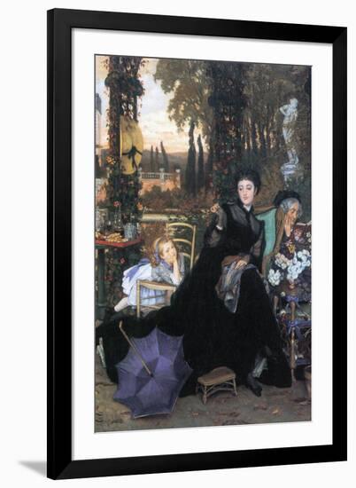 A Widow-James Tissot-Framed Art Print