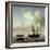 A Wijdship, a Keep and Other Shipping in Calm-Willem Van De, The Younger Velde-Framed Giclee Print