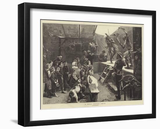 A Wild Indian Show-Paul Friedrich Meyerheim-Framed Giclee Print