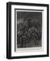 A Wild Stampede, the Effect of a South African Hail-Storm-John Charlton-Framed Giclee Print