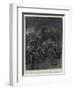 A Wild Stampede, the Effect of a South African Hail-Storm-John Charlton-Framed Giclee Print