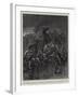 A Wild Stampede, the Effect of a South African Hail-Storm-John Charlton-Framed Giclee Print