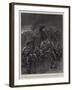 A Wild Stampede, the Effect of a South African Hail-Storm-John Charlton-Framed Giclee Print