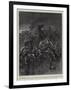 A Wild Stampede, the Effect of a South African Hail-Storm-John Charlton-Framed Giclee Print