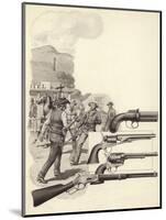A Wild West Gunfight-Pat Nicolle-Mounted Giclee Print