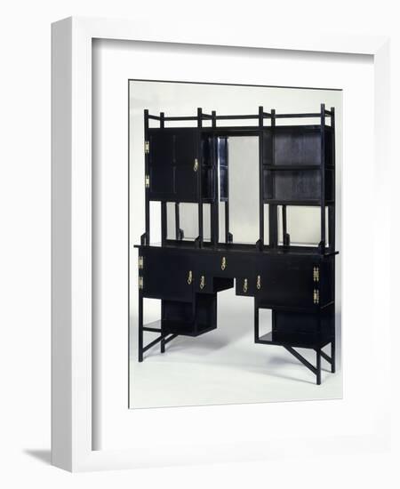 A William Watt Ebonised Side Cabinet-Edward William Godwin-Framed Giclee Print