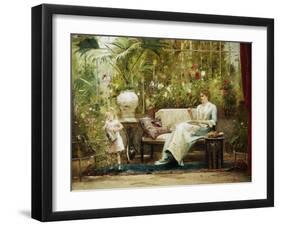 A Willing Helper-Mihaly Munkacsy-Framed Giclee Print