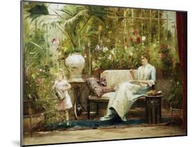 A Willing Helper-Mihaly Munkacsy-Mounted Giclee Print