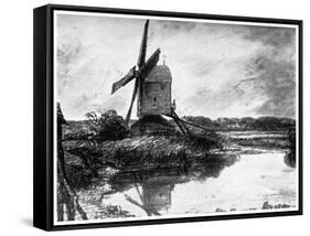 A Windmill, 1802-John Constable-Framed Stretched Canvas