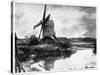 A Windmill, 1802-John Constable-Stretched Canvas