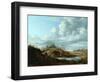 A Windmill Above a River-John Constable-Framed Giclee Print