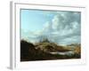 A Windmill Above a River-John Constable-Framed Giclee Print