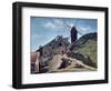 A Windmill at Montmartre, 1840-45-Jean-Baptiste-Camille Corot-Framed Giclee Print