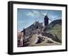 A Windmill at Montmartre, 1840-45-Jean-Baptiste-Camille Corot-Framed Giclee Print