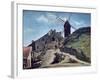 A Windmill at Montmartre, 1840-45-Jean-Baptiste-Camille Corot-Framed Giclee Print