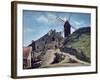A Windmill at Montmartre, 1840-45-Jean-Baptiste-Camille Corot-Framed Giclee Print