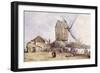 A Windmill on Blackheath, Greenwich, London, 1833-George Shepheard-Framed Giclee Print
