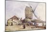 A Windmill on Blackheath, Greenwich, London, 1833-George Shepheard-Mounted Giclee Print