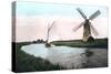 A Windmill on the Norfolk Broads, Norfolk, 1926-null-Stretched Canvas