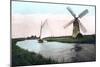 A Windmill on the Norfolk Broads, Norfolk, 1926-null-Mounted Giclee Print