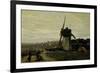 A Windmill-Jean-Baptiste-Camille Corot-Framed Giclee Print