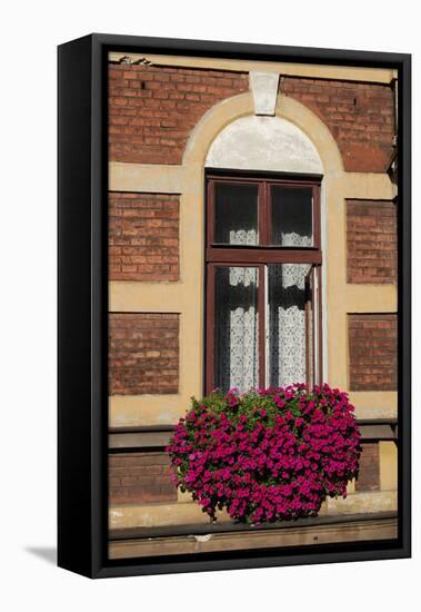A Window in Krakow-neuartelena-Framed Stretched Canvas
