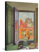 'A Window in Warren Street', c1922-F Gregory Brown-Stretched Canvas