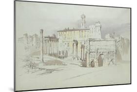 A Window of the Palazzo Tolomei-John Ruskin-Mounted Giclee Print