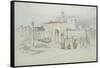 A Window of the Palazzo Tolomei-John Ruskin-Framed Stretched Canvas