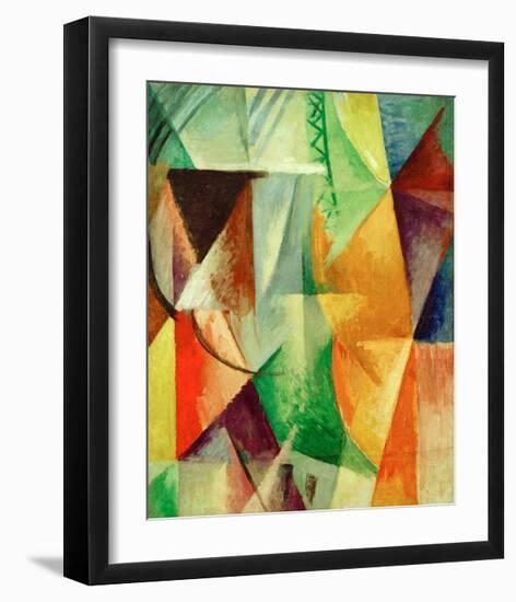 A Window, Study for 'The Three Windows', 1912/13-Robert Delaunay-Framed Giclee Print