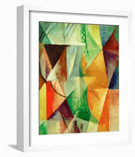 A Window, Study for 'The Three Windows', 1912/13-Robert Delaunay-Framed Giclee Print