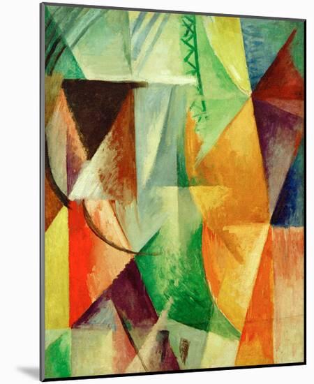 A Window, Study for 'The Three Windows', 1912/13-Robert Delaunay-Mounted Giclee Print