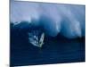 A Windsurfer Riding a Big Wave-null-Mounted Photographic Print
