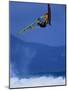 A Windsurfing in Mid-Air-null-Mounted Photographic Print