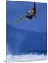 A Windsurfing in Mid-Air-null-Mounted Photographic Print