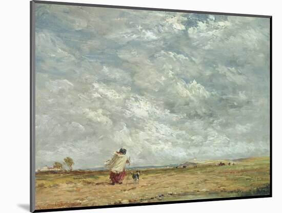 A Windy Day, 1850-David Cox-Mounted Giclee Print