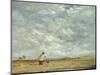 A Windy Day, 1850-David Cox-Mounted Giclee Print