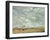 A Windy Day, 1850-David Cox-Framed Giclee Print