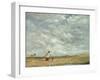 A Windy Day, 1850-David Cox-Framed Giclee Print