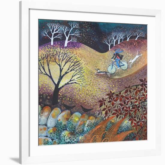 A windy day, 2018-Lisa Graa Jensen-Framed Giclee Print