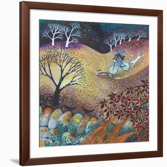 A windy day, 2018-Lisa Graa Jensen-Framed Giclee Print