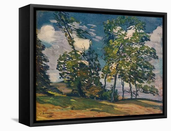 'A Windy Day', c1906-Alexander Jamieson-Framed Stretched Canvas