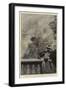 A Windy Day on the Clock Tower at Westminster-Charles Paul Renouard-Framed Giclee Print